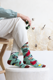 WOMEN'S CUTE BIRD NERD SOCKS - UPTOWN SOX