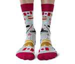 CANADA EH CANADIAN NOVELTY MEN'S CREW SOCKS - UPTOWN SOX