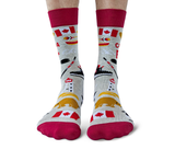 CANADA EH CANADIAN NOVELTY MEN'S CREW SOCKS - UPTOWN SOX