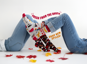 CANADA THEMED FUN SOCKS - UPTOWN SOX