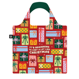 Cute, Funny Christmas Themed Foldable Packable Tote Bag - Uptown Sox