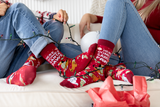 FUNNY CHRISTMAS DOGS NOVELTY CREW SOCKS FOR MEN - UPTOWN SOX