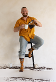 COFFEE LOVER AND ADDICT MEN'S CREW SOCKS - UPTOWN SOX