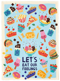 FUNNY FOOD PATTERN EATING KITCHEN DISH TOWEL UPTOWN SOX