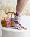 WOMEN'S CUTE HIGHLAND COW SOCKS - UPTOWN SOX