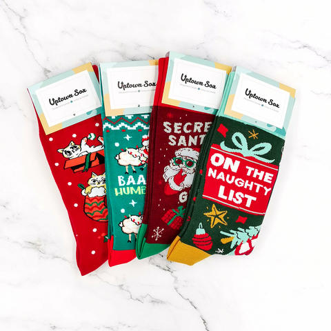 Holiday Men's Novelty Sock Bundle - Uptown Sox