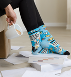 WOMEN'S FUNNY BUNNY WORK LIFE SOCKS - UPTOWN SOX