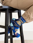 FUNNY GRUMPY CAT MEN'S CREW SOCKS - UPTOWN SOX