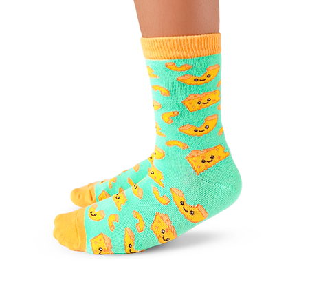 Kids Mac and Cheese Socks - Uptown Sox