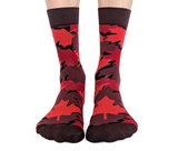 MAPLE LEAF CANADA PATTERN MENS SOCKS UPTOWN SOX