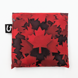 Maple Leaf Canada Pattern Foldable Packable Tote Bag