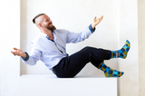 FUNNY NOVELTY -MOM'S FAVOURITE - MEN'S CREW SOCKS - UPTOWN SOX