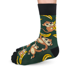 CUTE FUNNY MONKEYS -  MEN'S CREW SOCKS