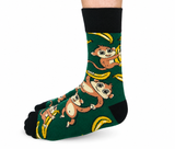 CUTE FUNNY MONKEYS -  MEN'S CREW SOCKS