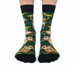 CUTE FUNNY MONKEYS -  MEN'S CREW SOCKS