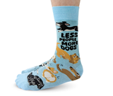 FUNNY DOGS MEN'S CREW SOCKS - UPTOWN SOX