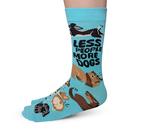 WOMEN'S FUNNY MORE DOGS SOCKS - UPTOWN SOX
