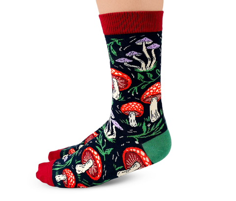 Novelty Mushroom Socks for Women - Uptown Sox