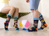 NOT A HUGGER - PUFFER FISH MEN'S CREW SOCKS - UPTOWN SOX