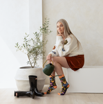 WOMEN'S FUNNY PLANT KILLER SOCKS - UPTOWN SOX