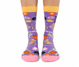 SEWING LOVER BUSINESS WOMEN'S CREW SOCKS - UPTOWN SOX