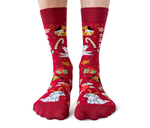 FUNNY CHRISTMAS DOGS NOVELTY CREW SOCKS FOR MEN - UPTOWN SOX
