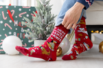 FUNNY CHRISTMAS DOGS NOVELTY CREW SOCKS FOR MEN - UPTOWN SOX