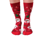 Secret Santa Women's Christmas Novelty Socks - Uptown Sox