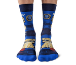 FUNNY GRUMPY CAT MEN'S CREW SOCKS - UPTOWN SOX