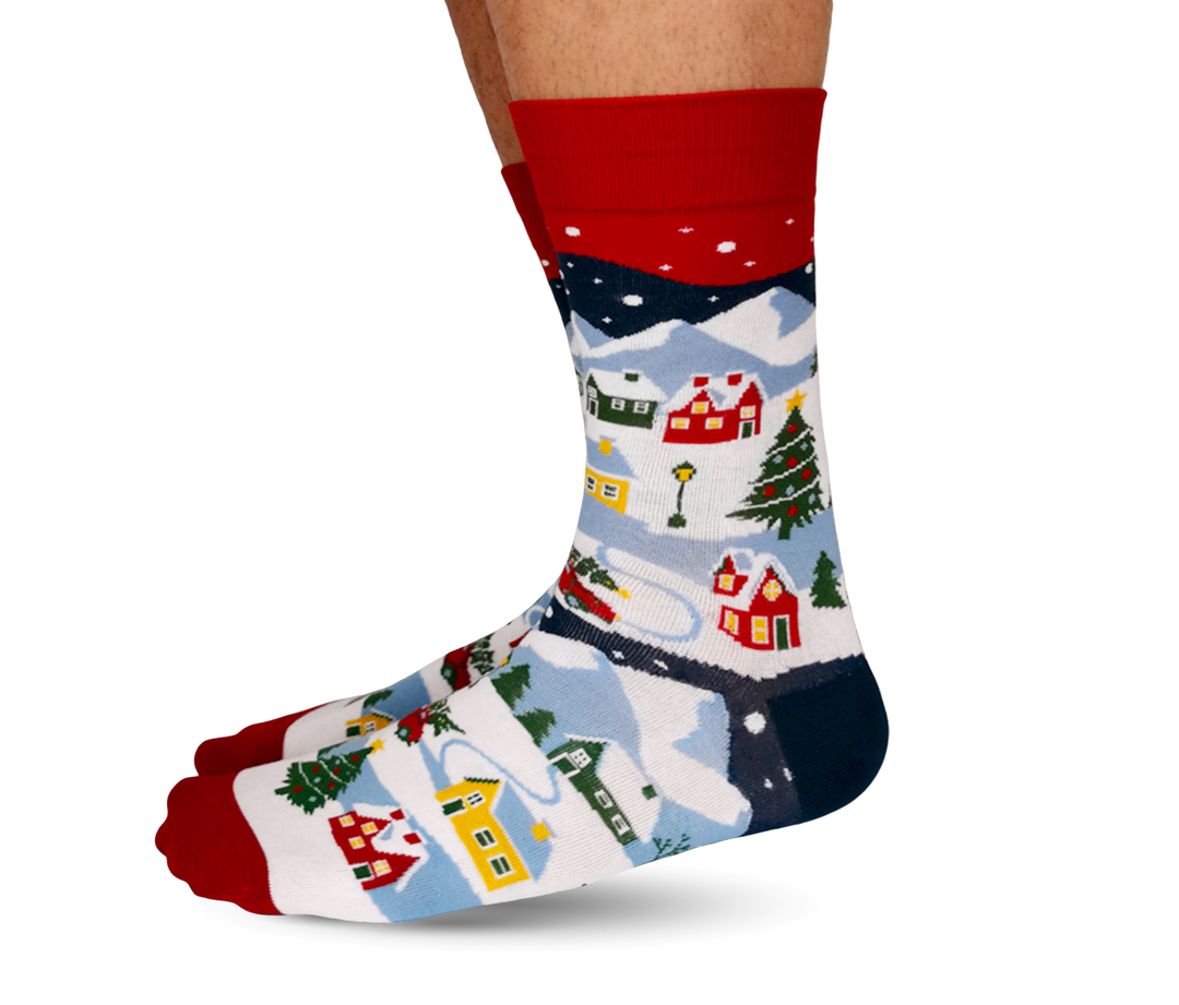 sachin and babi light blue dress M&M's Adult Holiday Socks