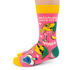 VODKA MOM - GIFT FOR MOM -WOMEN'S CREW SOCKS - UPTOWN SOX