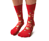 Novelty Squirrel Fall Socks for Men