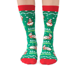 Fun Christmas Sheep Baaa Humbug Socks for Women - Uptown Sox
