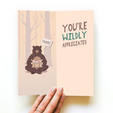 BEAR THANK YOU CARD AND NOVELTY SOCKS