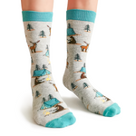 Womens Fun Camping Socks