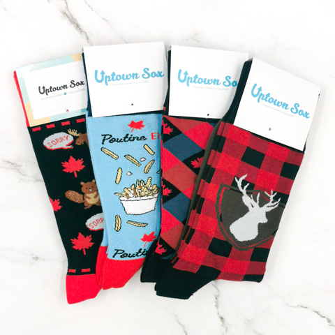 Mens Canada fun socks bundle