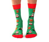 Men's Canadian Christmas Socks - Uptown Sox