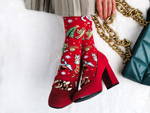 Fun Women's Christmas Cat Socks - Uptown Sox