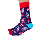 Garden Gnome Mens Fun Novelty Socks