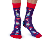 Garden Gnome Mens Fun Novelty Socks
