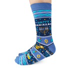 Fun Women's Happy Hanukkah Socks - Uptown Sox