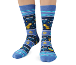 Fun Women's Happy Hanukkah Socks - Uptown Sox