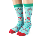 Health Care Nurse Doctor Fun Socks - Uptown Sox