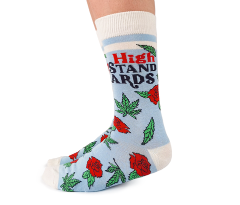 High Standards Weed Marijuana Women's Socks - Uptown Sox
