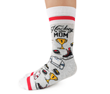 Fun Women's Hockey Mom Socks - Uptown Sox