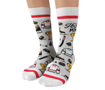 Fun Women's Hockey Mom Socks - Uptown Sox