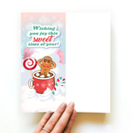 Merry Christmas Gingerbread Man Card