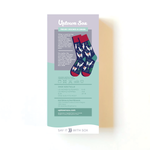 LLAMA CHRISTMAS CARD AND NOVELTY SOCKS