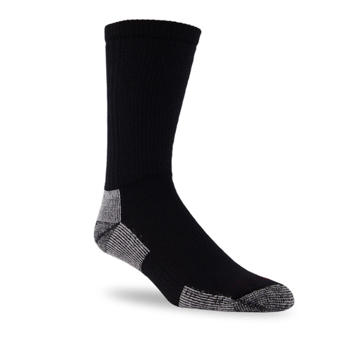 MADE IN CANADA WOMENS MERINO WOOL BLACK SOCKS