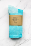 MADE IN CANADA WOMENS MERINO WOOL TEAL SOCKS
